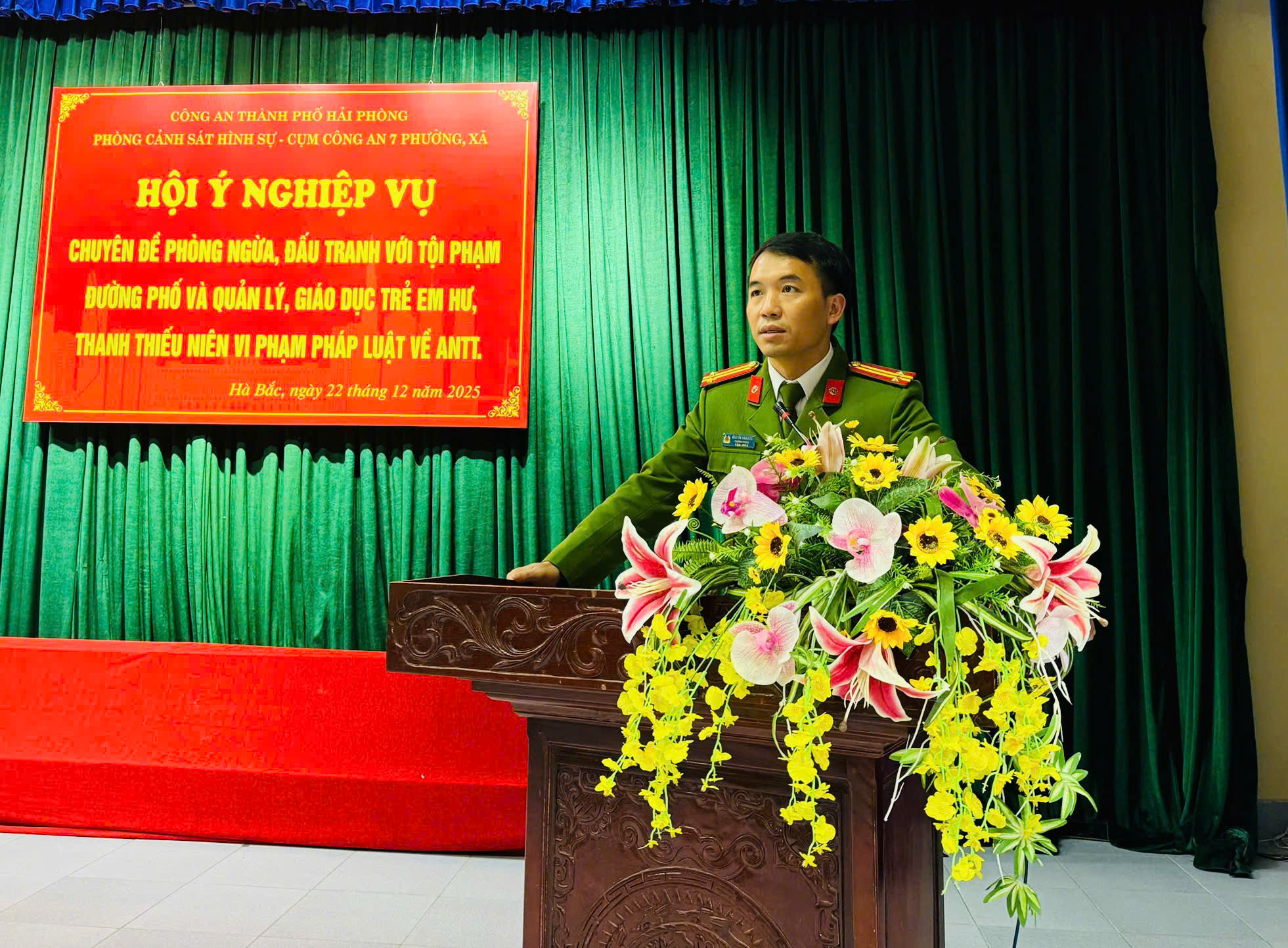 Hội ý nghiệp vụ tăng cường phòng ngừa, đấu tranh tội phạm đường phố tại phường Hà Bắc